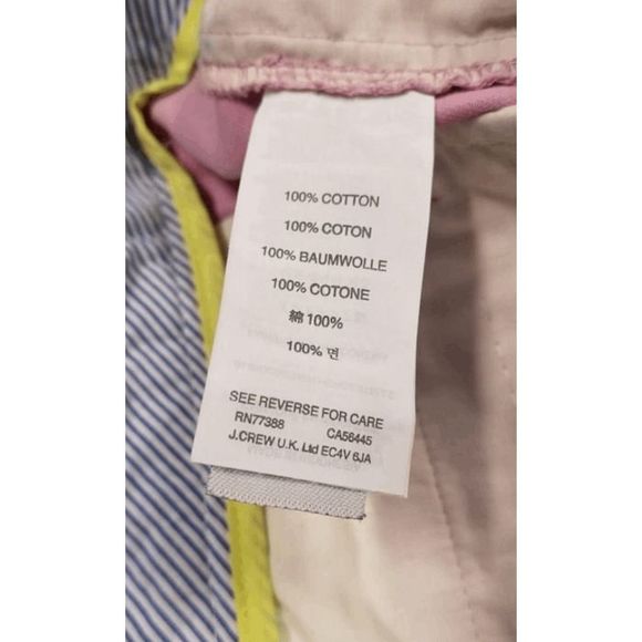 NWT J.Crew Women's Pink Flat Front Slash Pocket Chino shorts Size 10 - Picture 3 of 4